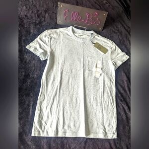 NWT Goodfellow Light Blue Crew Neck Tee with Pocket S